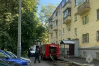 В Красногорске загорелся многоэтажный дом