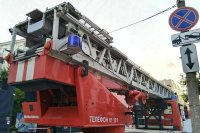 В Красногорске потушили крупный пожар в жилом доме 