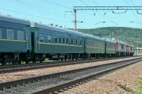 Глава Минприроды Козлов встретил лидера КНДР Ким Чен Ына на станции Хасан