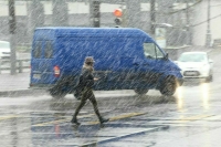 Москвичей предупредили о дожде со снегом и гололедице в субботу