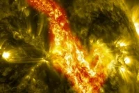 На Солнце произошли мощные геомагнитные вспышки