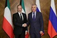 Володин встретился с главой МИД Кувейта