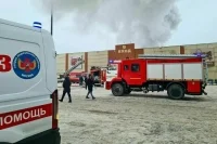 Площадь пожара на рынке «Садовод» в Москве достигла 600 квадратных метров