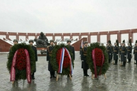 В Подмосковье прошла церемония передачи останков советских воинов для захоронения