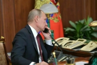 Путин поздравил Алиева с победой на выборах президента Азербайджана 