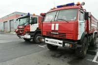 Природный пожар угрожает селу в Астраханской области