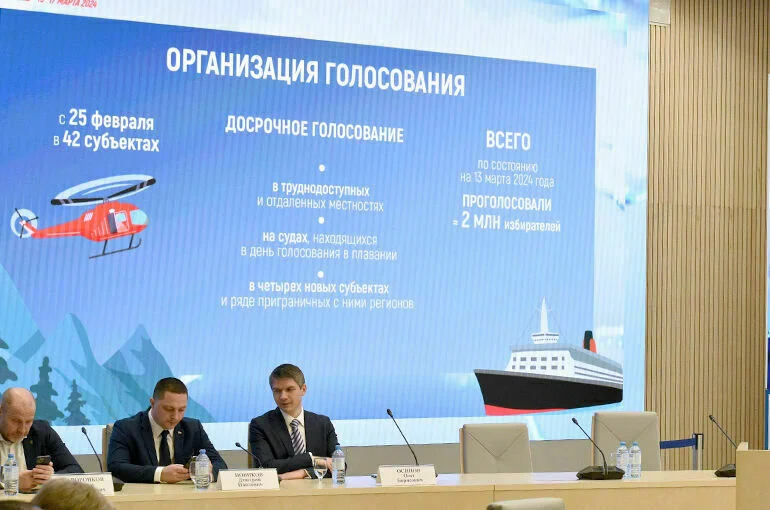 Памфилова: Досрочно проголосовали около 2 миллионов избирателей