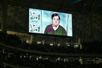 Матч Россия — Сербия начался с минуты молчания в память о Василии Уткине