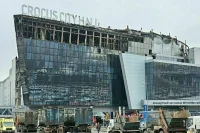 Спасатели разберут сцену в «Крокусе», чтобы доставить кран