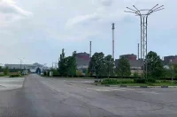 Над ЗАЭС сбили дрон-камикадзе, он рухнул на кровлю энергоблока