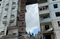 В Белгороде ракета ВСУ попала в жилой дом, обрушился подъезд