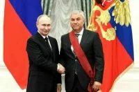 Путин вручил Володину орден «За заслуги перед Отечеством» I степени