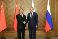 Володин обсудил с зампредседателя парламента КНР развитие межпарламентских отношений