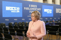 Матвиенко назвала главные темы парламентского форума БРИКС