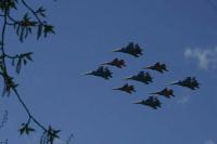 Российские истребители прогнали от границы два бомбардировщика США