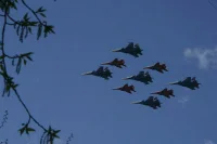 Российские истребители прогнали от границы два бомбардировщика США