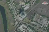 Минобороны показало кадры уничтожения пункта дислокации боевиков ВСУ авиабомбой