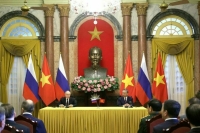 Путин и президент Вьетнама подтвердили настрой на укрепление стратпартнерства