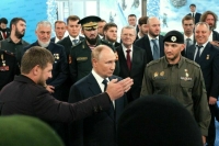 Путин встретился с добровольцами в Российском университете спецназа