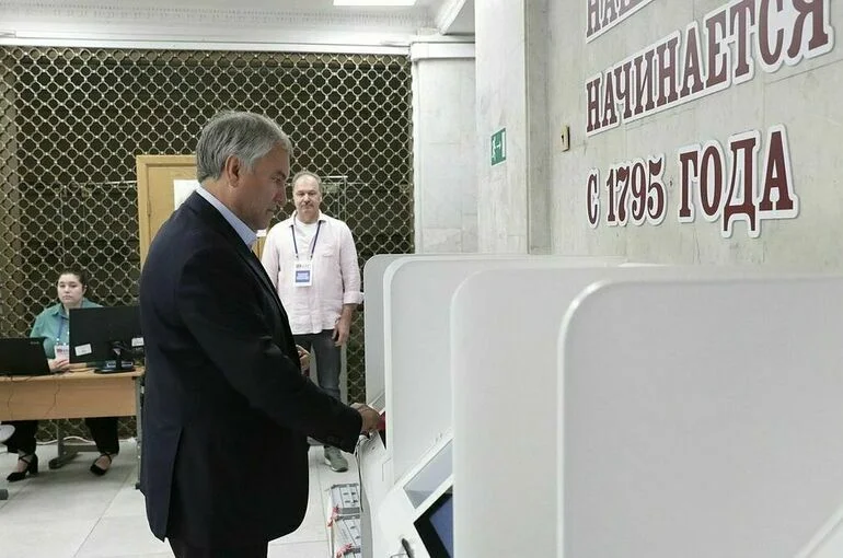 Вячеслав Володин проголосовал на выборах в Мосгордуму