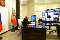 Путин обсудил с Совбезом тему контроля воздушного пространства России