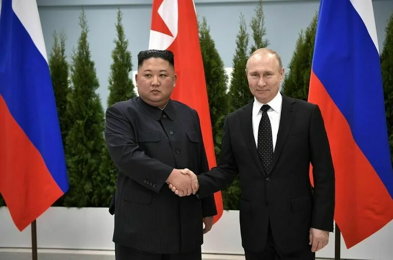 Путин поздравил Ким Чен Ына с 76-летием образования КНДР