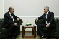 Володин встретился с внуком Шарля де Голля в Госдуме