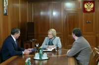 Матвиенко обсудила с Балицким социально-экономическое развитие Запорожской области