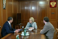 Глава Запорожской области рассказал Матвиенко о начале строительства больницы