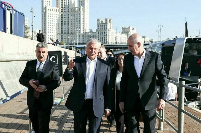 Володин показал турецкому коллеге достопримечательности Москвы