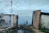 В Красноярском крае загорелось хранилище с более чем 3 тыс. тонн гороха