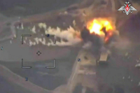 Минобороны показало кадры уничтожения переправы ВСУ через реку Оскол