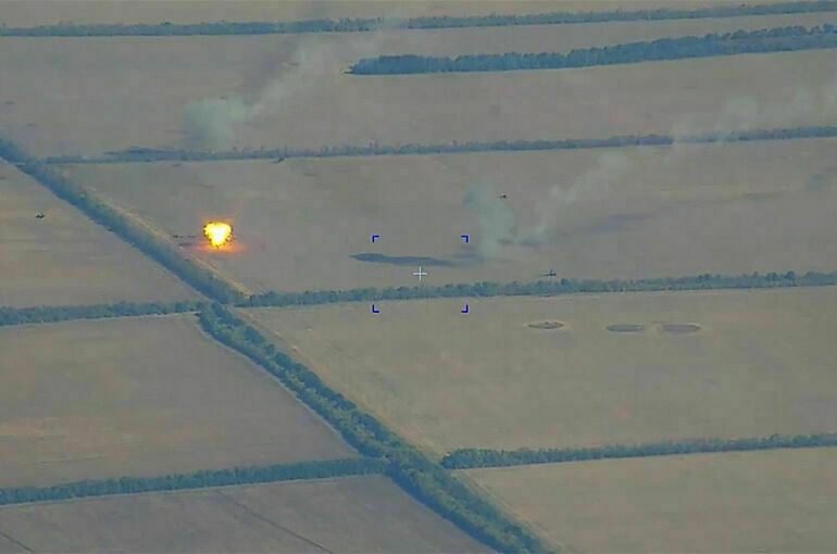 Минобороны показало видео уничтожения системы Patriot в Днепропетровской области