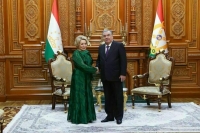 Матвиенко встретилась с президентом Таджикистана Рахмоном