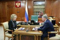Губернатор Ульяновской области рассказал Матвиенко о темпах роста промышленности
