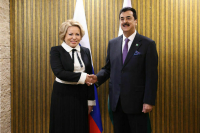 Матвиенко пригласила председателя Сената Пакистана в Россию