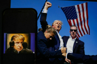 На Путина произвело впечатление поведение Трампа во время покушения