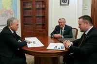 Володин встретился с новгородским губернатором и спикером областной думы