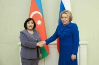 Матвиенко и спикер парламента Азербайджана обсудили вопросы сотрудничества