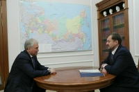 Володин встретился с губернатором Запорожской области Евгением Балицким