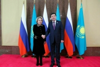 Матвиенко встретилась с председателем мажилиса парламента Казахстана в Астане