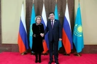 Матвиенко встретилась с председателем мажилиса парламента Казахстана в Астане
