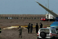 На борту упавшего в Казахстане самолета взорвался баллон