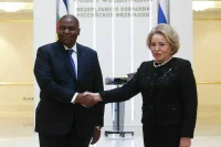 Матвиенко: Визит лидера ЦАР в Россию говорит о высоком уровне дружеских связей
