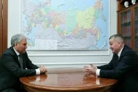 Володин обсудил с главой Волгоградской области подготовку к 80-летию Победы