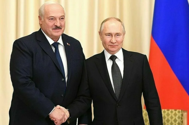 Путин поздравил Лукашенко с переизбранием президентом Белоруссии