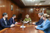 Матвиенко обсудила с Пушилиным вопросы социально-экономического развития ДНР