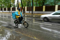 В петербургском Заксобрании призвали курьеров съехать с тротуаров на проезжую часть