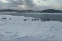 На Сахалине около 300 рыбаков унесло на льдине в Охотское море