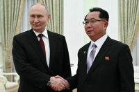 Путин встретился в Москве с секретарем ЦК Трудовой партии Кореи